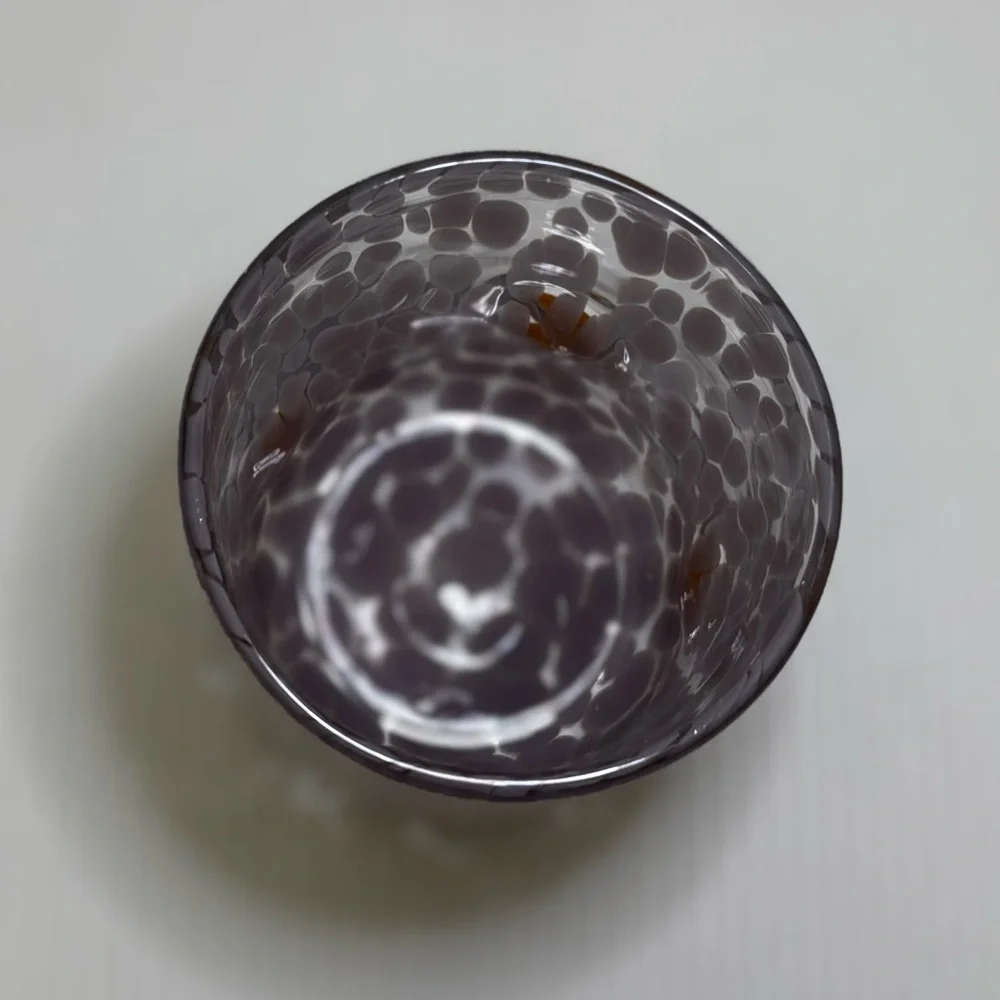 Anthropologie Halloween  Mystic Icon Juice Glass Moon Purple 17 Oz New